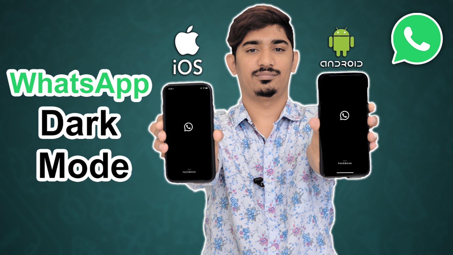 ⁣How To Use WhatsApp Dark Mode On Android And iPhone