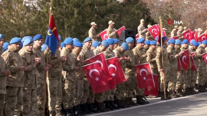 Kahraman komandolar Suriye’ye uğurlandı