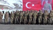 Van il jandarma komutanlığına bağlı komando taburu idlib'e uğurlanıyor