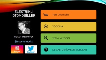 TOGG Cevabı Verilmemiş Sorular