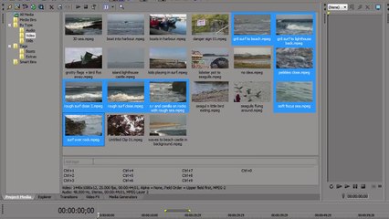 Vegas Pro 4 Tagging Your Media in Bins