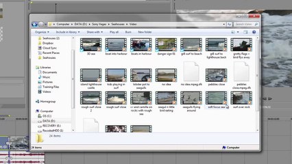 Vegas Pro 2 Organising Your Assets Creating and Saving Projects