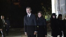 Los Reyes Felipe y Letizia presiden el último adiós a Plácido Arango