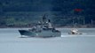 Çanakkale rus savaş gemisi 'ceasar kunikov' akdeniz'e iniyor