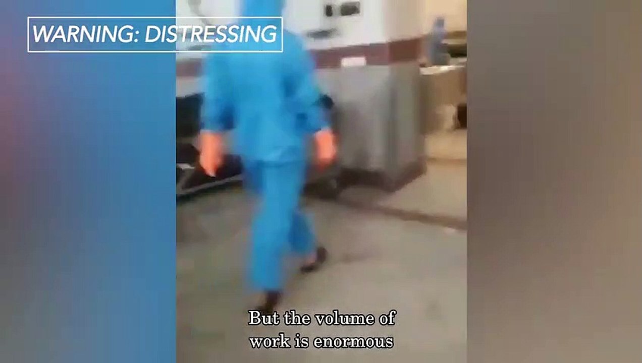 Inside Iran coronavirus morgue corridor lined with 'bodies of disease victims'