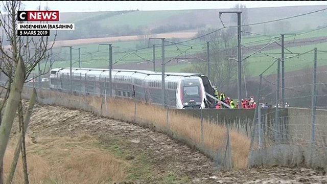 Un TGV Strasbourg / Paris déraille - Selon un bilan de la préfecture, il y a 1 blessé en urgence absolue, 20 blessés en urgence relative