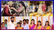 Karnataka Minister Sriramulu Daughter Rakshitha Wedding Video | అబ్బురపరిచిన పెళ్లి ఏర్పాట్లు