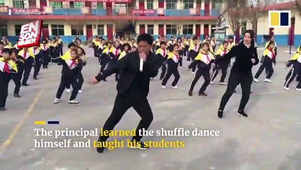 Öğrencilerine boş vakitlerinde shuffle dansı öğreten öğretmenler | BIGGRANDTUBE