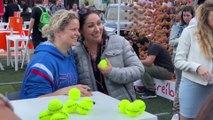Séance de dédicaces pour Kim Clijsters au tournoi WTA de Monterrey au Mexique