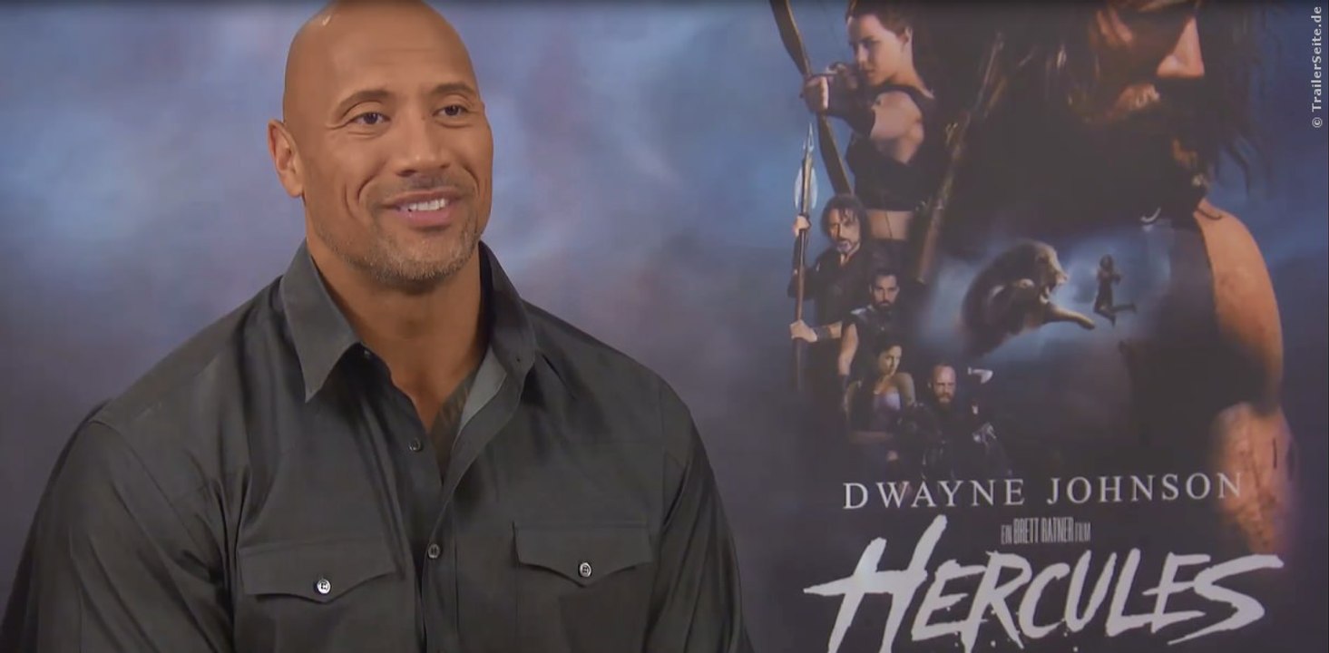 Dwayne Johnson Interview zu Hercules Deutsch German (2014)
