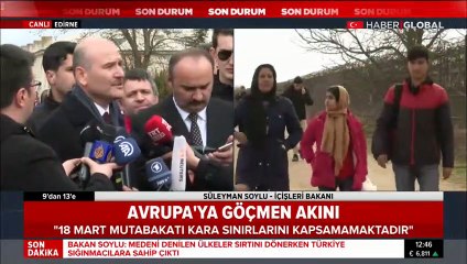 Bakan Soylu: Yunan medyasının oyuncağı olarak burada bulunuyorsunuz