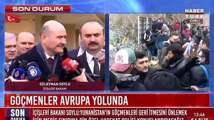 Soylu Tele1 muhabirine kızdı