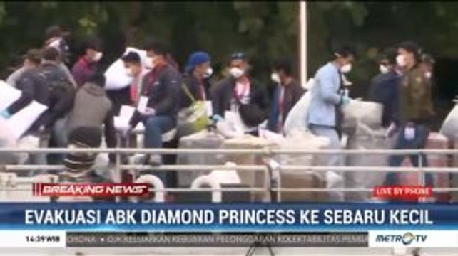 Eksklusif, Pemindahan ABK Diamond Princess dari KRI Soeharso ke Pulau Sebaru Kecil
