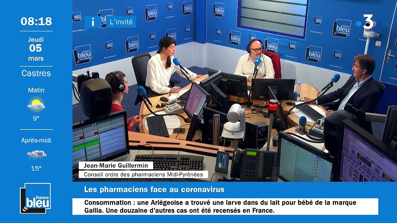 Jean-Marie Guillermin, président du conseil de l’ordre des pharmaciens en Midi-Pyrénées