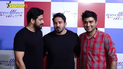 Sharad Kelkar, Umar Riaz, Sana Khan, Arhaan Khan & other celebs at the launch of Irfan Rangrez Fitness Center - Part1