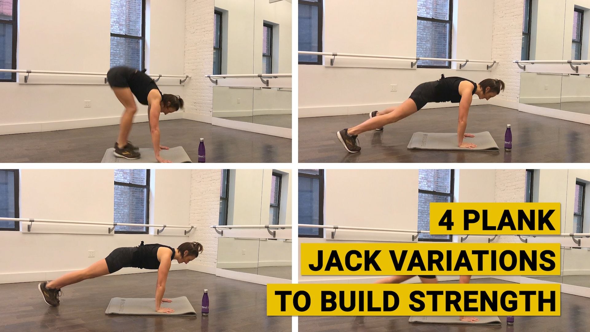 4 Plank Jack Variations to Build Strength and Stability - video Dailymotion