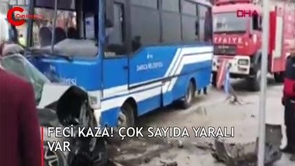 Feci kaza! Çok sayıda yaralı var