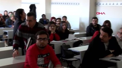 Kayseri fakültede çaycı, meslek yüksek okulunda öğrenci