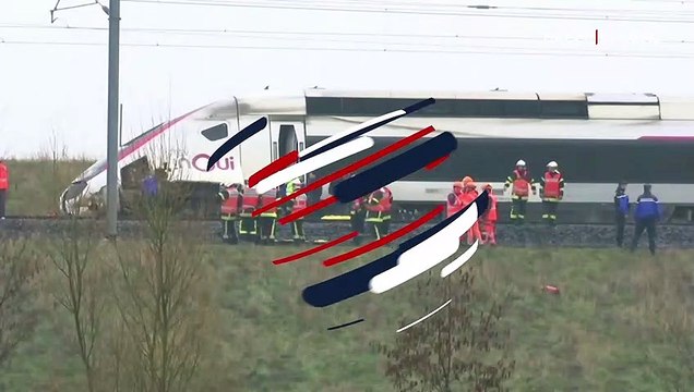 Fransa'da hızlı tren raydan çıktı, yaralılar var!