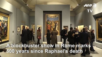 Blockbuster Rome show marks 500 years since Raphael's death