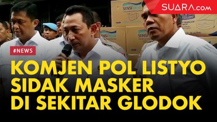 Kabareskrim Cek Ketersediaan hingga Harga Jual Masker ke Pertokoan Glodok
