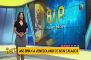 Los Olivos: asesinan a balazos a ciudadano extranjero