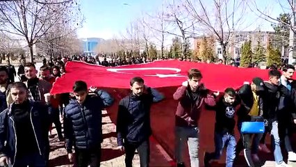 Üniversite öğrencilerinden Bahar Kalkanı Harekatı'na destek