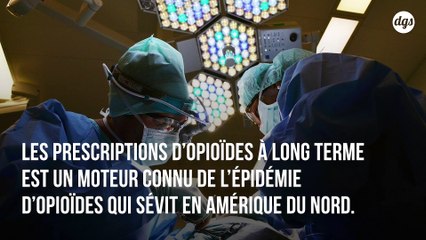 Ce programme prometteur a permis de réduire de 64 % les prescriptions d'opiacés