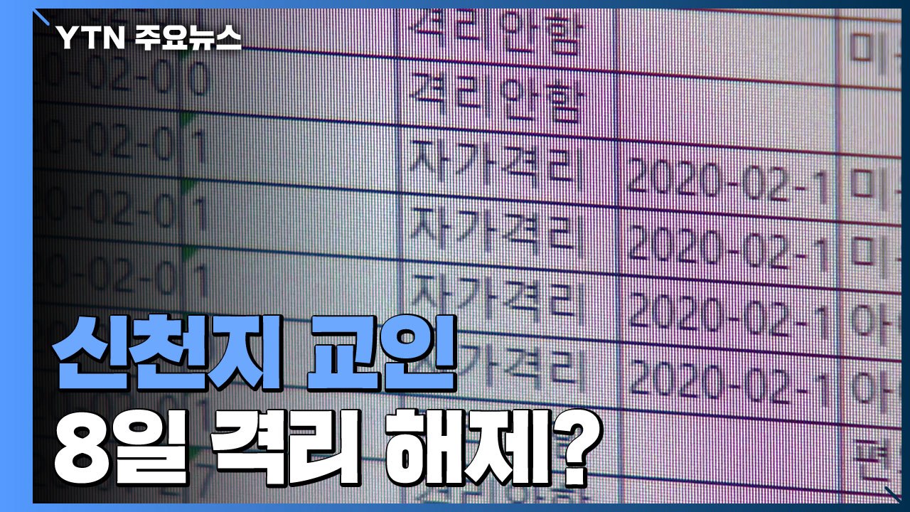 신천지 교인 8일 격리 해제 가능할까?...방역 당국·대구시 '신경전' / YTN