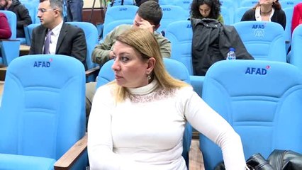 Basın mensuplarına deprem simülasyonuyla farkındalık eğitimi verildi