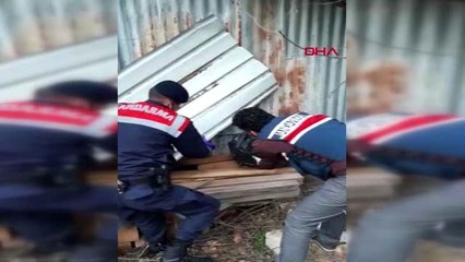 Bursa plastik varilden 4 kilo esrar ile av tüfeği çıktı