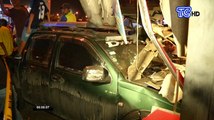 Tres heridos y una casa destruida es el resultado de un accidente de tránsito en el norte de Guayaquil