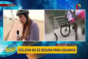 Costa Verde: prohíben ingreso a rampa en bicicleta tras accidente