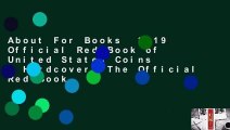 About For Books  2019 Official Red Book of United States Coins - Hardcover: The Official Red Book