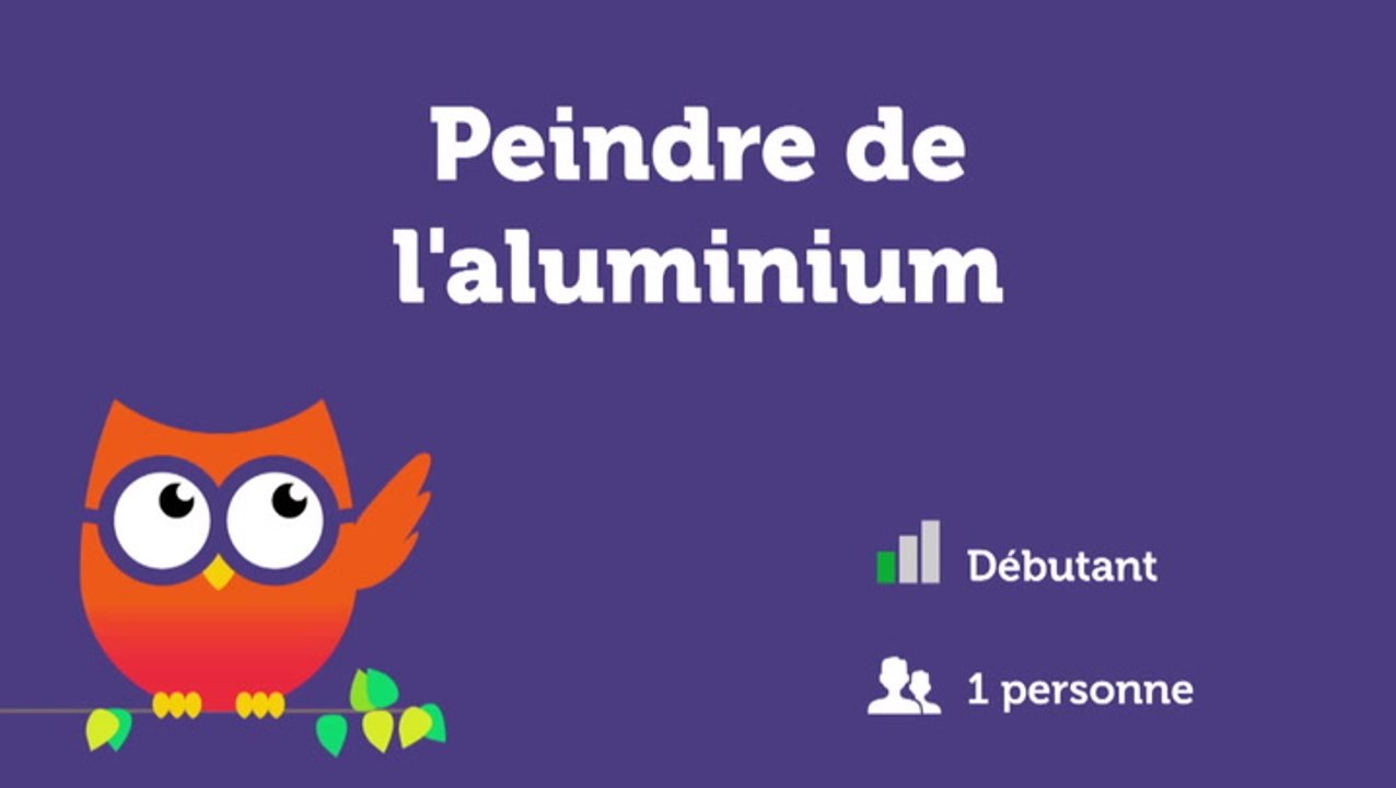 Peindre de l’aluminium