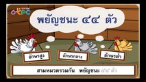 คำที่มีพยัญชนะต้นเป็นอักษรกลาง สูง ต่ำ - สื่อการเรียนการสอน ภาษาไทย ป.3