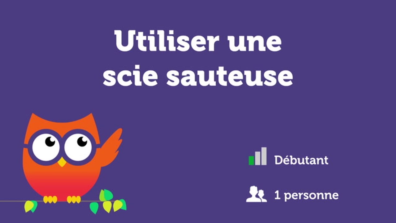 Utiliser une scie sauteuse