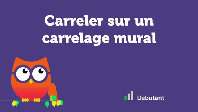 Carreler sur un carrelage mural