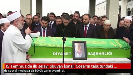 İsmail Coşar'ın tabutunda dikkat çeken ''reklam'' detayı