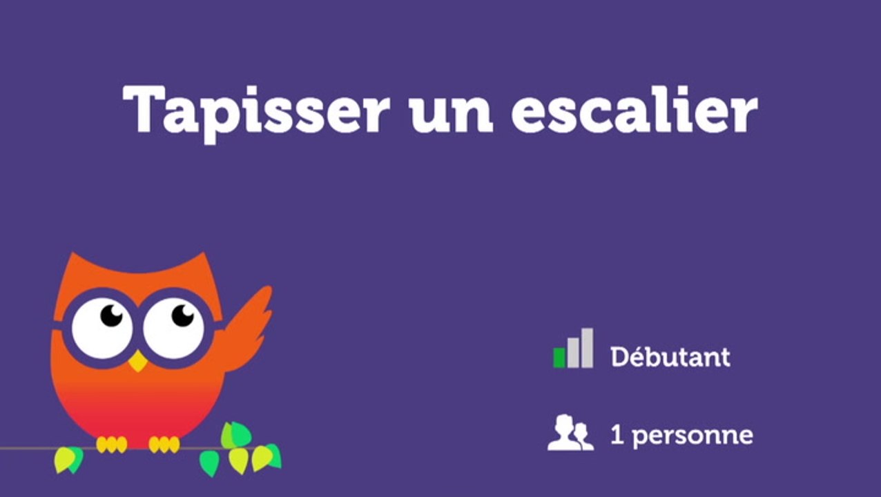 Tapisser un escalier