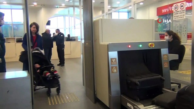 Ayvalık Deniz Hudut Kapısı'nda termal kamerayla 'Kovid-19' kontrolü