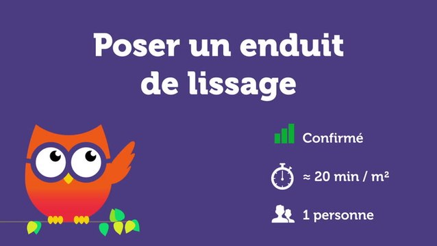 Poser un enduit de lissage