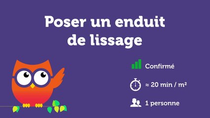 Poser un enduit de lissage