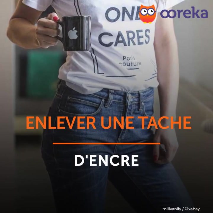 Enlever une tache d'encre