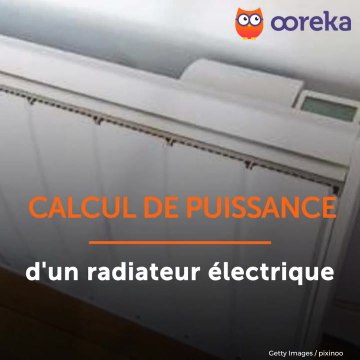 Calcul de puissance d'un radiateur électrique