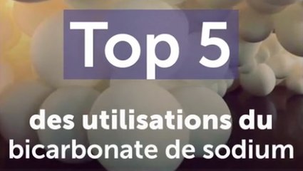 Utilisations du bicarbonate de sodium