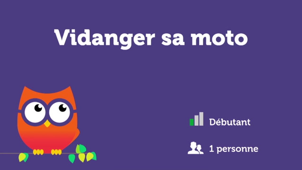 Vidanger sa moto