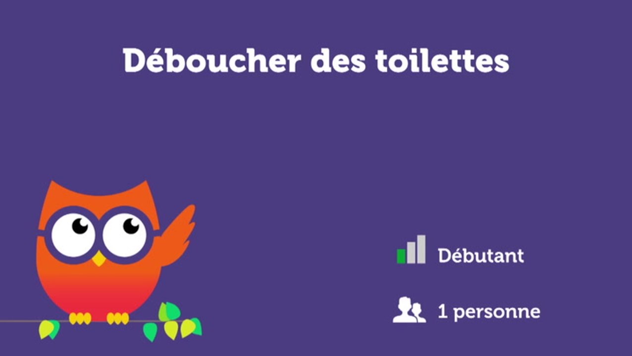 Déboucher des toilettes