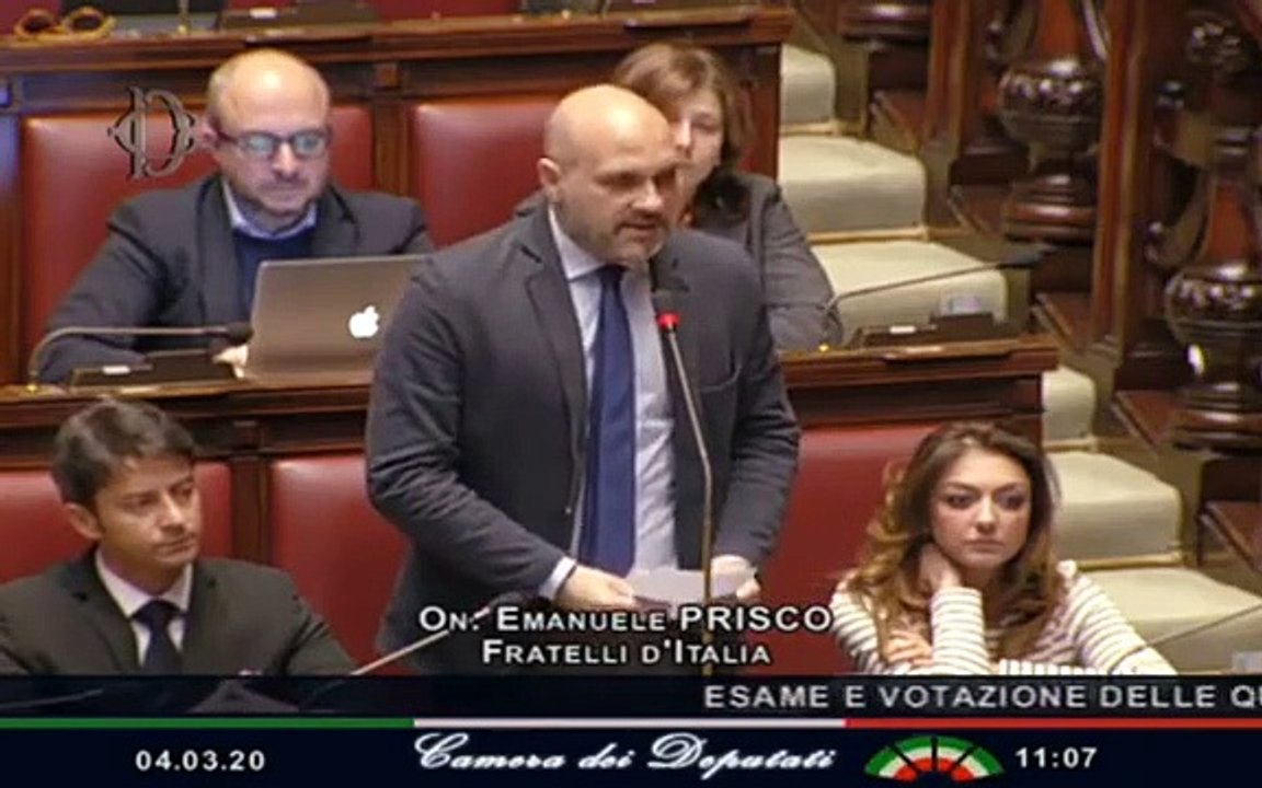 L’intervento di Emanuele Prisco sulle questioni...