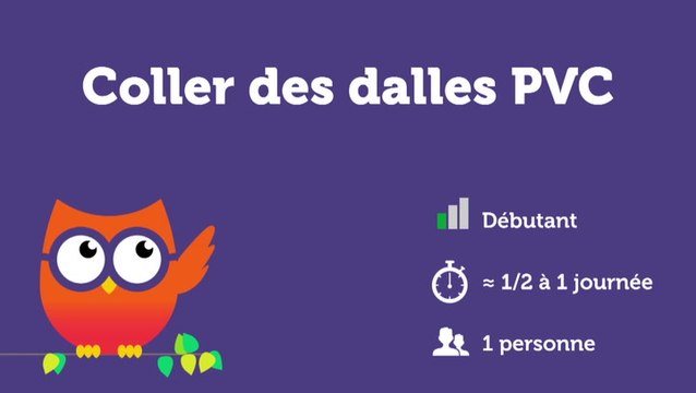 Coller des dalles PVC